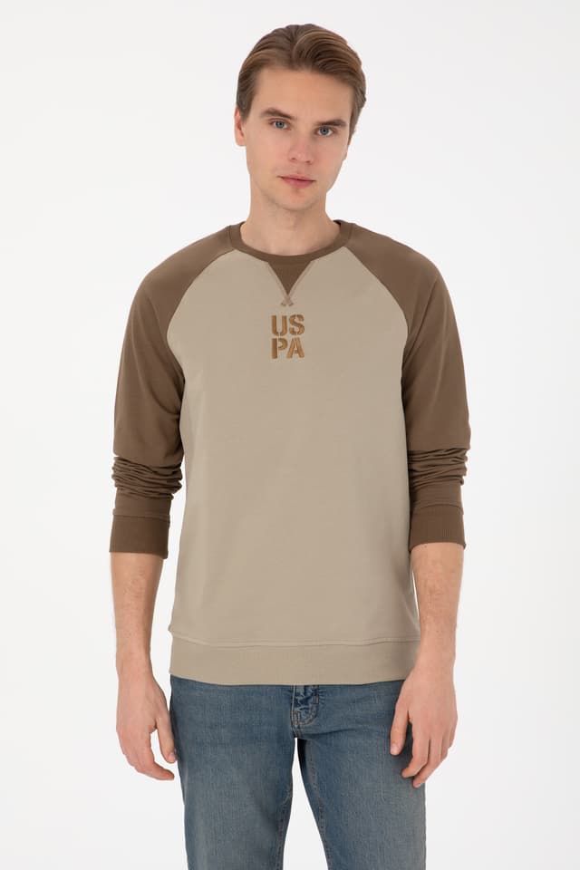 سوئیشرت مردانه U.S. Polo Assn. یقه گرد فیت معمولی خاکی نازک مدل 50315420-VR027 سوئیشرت مردانه U.S. Polo Assn. یقه گرد فیت معمولی خاکی نازک مدل 50315420-VR027