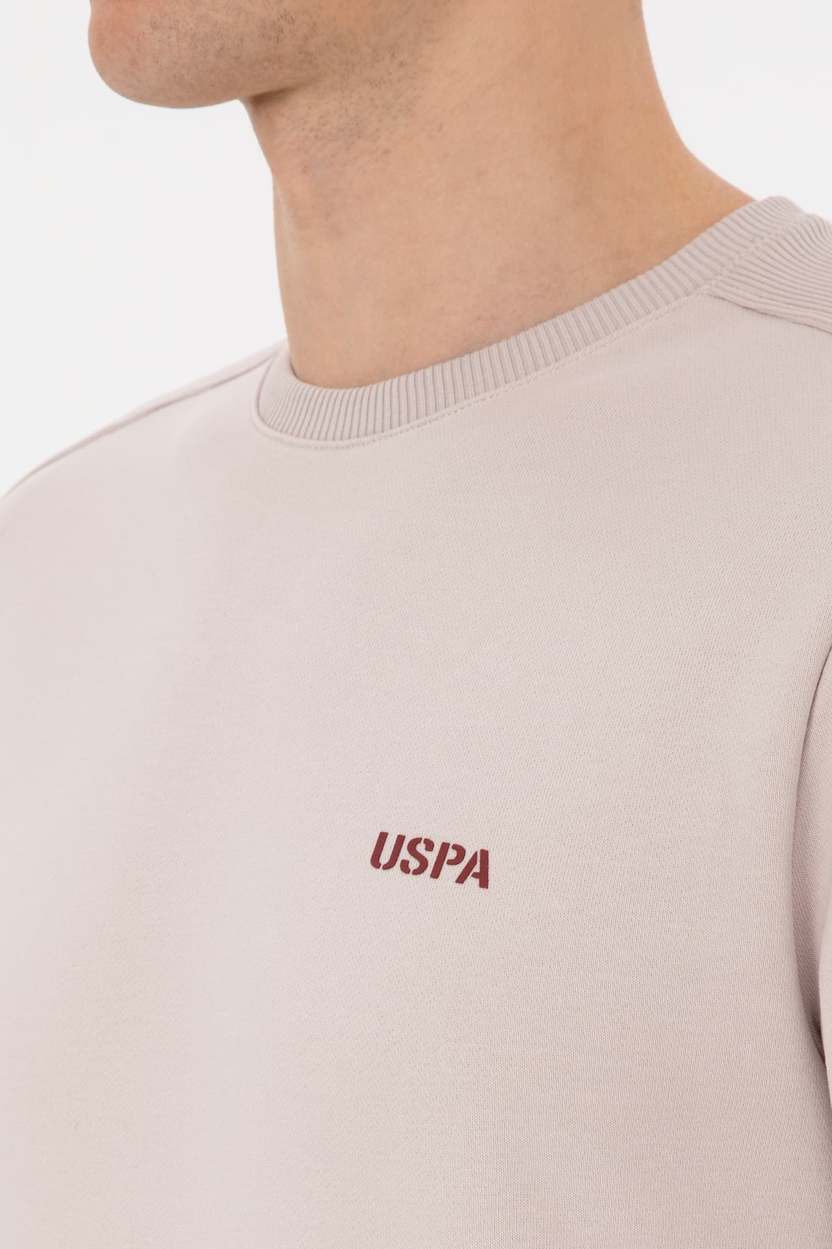 سوئیشرت مردانه U.S. Polo Assn. فیت معمولی یقه گرد سنگی مدل 50315598-VR049 سوئیشرت مردانه U.S. Polo Assn. فیت معمولی یقه گرد سنگی مدل 50315598-VR049