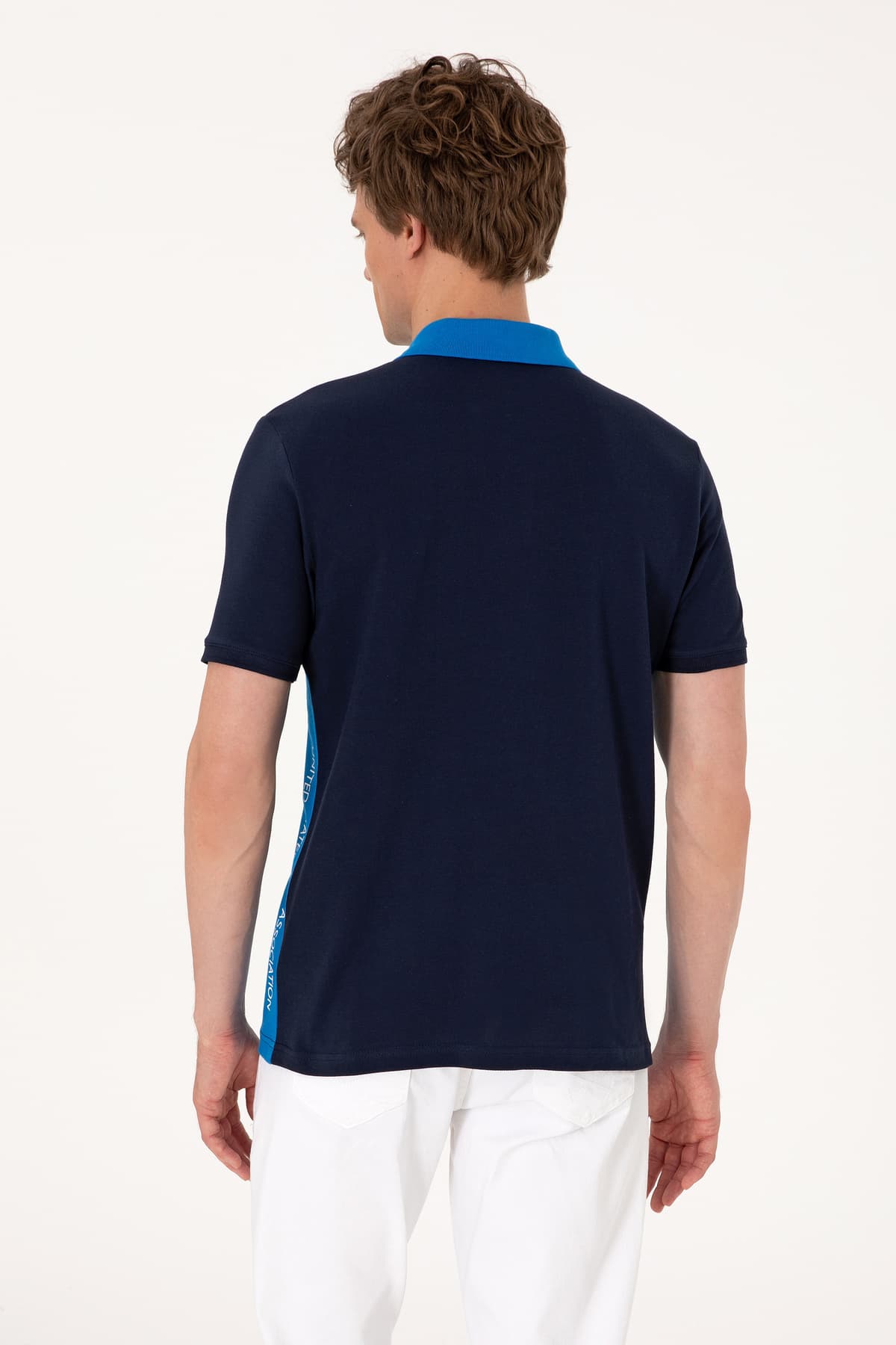 تیشرت مردانه U.S. Polo Assn. فیت معمولی سرمهای یقه پولو مدل 50306790-VR033 تیشرت مردانه U.S. Polo Assn. فیت معمولی سرمهای یقه پولو مدل 50306790-VR033