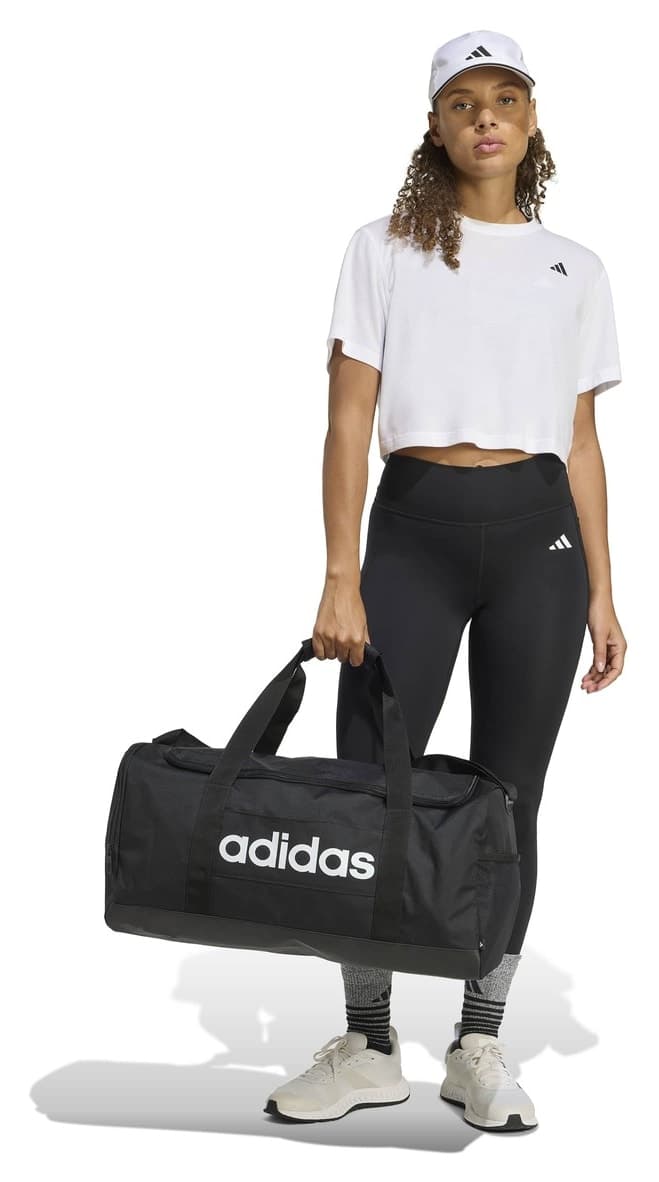 کیف ورزشی یونیسکس adidas Linear Duffel M مدل JD9555 کیف ورزشی یونیسکس adidas Linear Duffel M مدل JD9555
