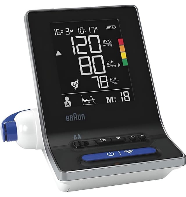 فشارسنج دیجیتال بازویی Braun مدل Exactfit 3 با باتری فشارسنج دیجیتال بازویی Braun مدل Exactfit 3 با باتری