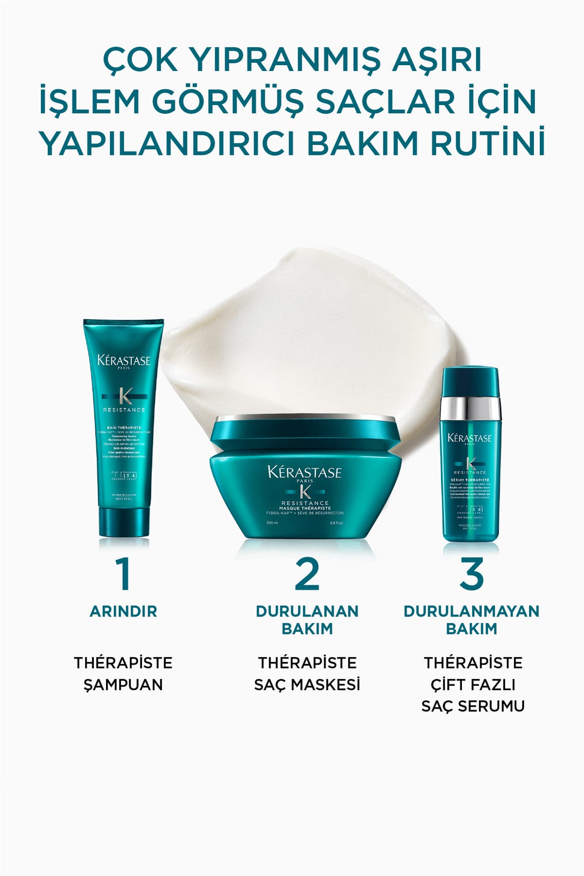 ماسک مو Kerastase Resistance Masque Therapiste 200 ml ماسک مو Kerastase Resistance Masque Therapiste 200 ml