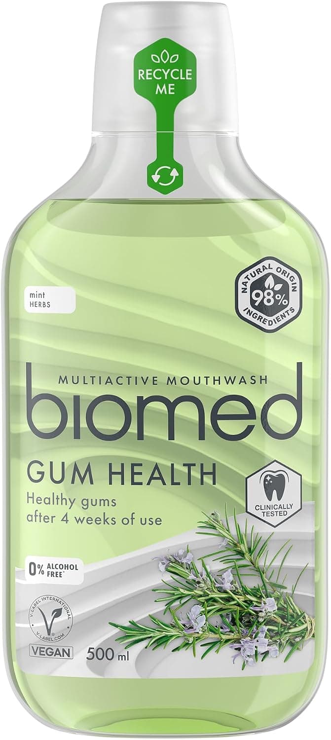 دهانشویه BIOMED مدل Superwhite بدون الکل با طعم نارگیل و نعناع 500ml دهانشویه BIOMED مدل Superwhite بدون الکل با طعم نارگیل و نعناع 500ml
