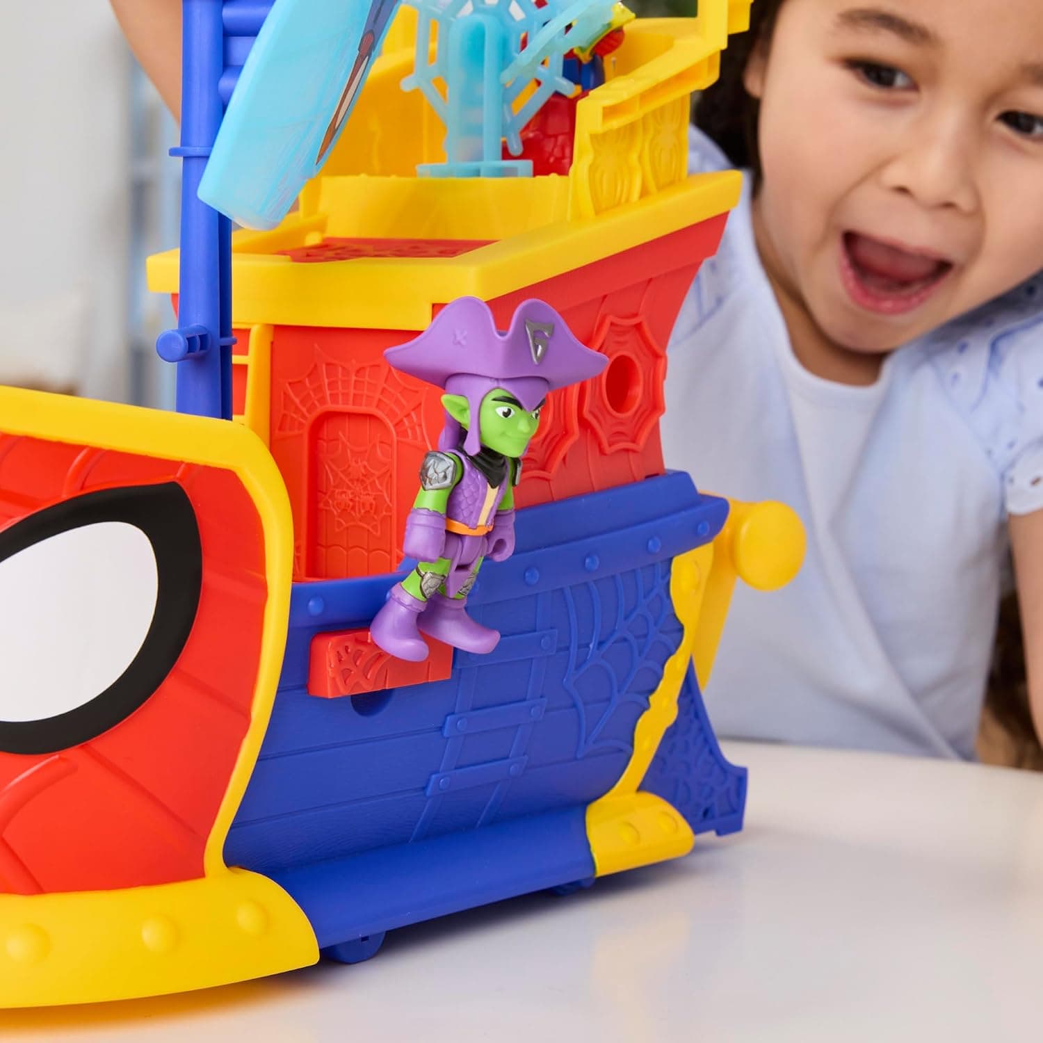 اسباببازی کشتی دزدان دریایی حبابساز و تورهای آب SPIDEY AND HIS AMAZING FRIENDS اسباببازی کشتی دزدان دریایی حبابساز و تورهای آب SPIDEY AND HIS AMAZING FRIENDS