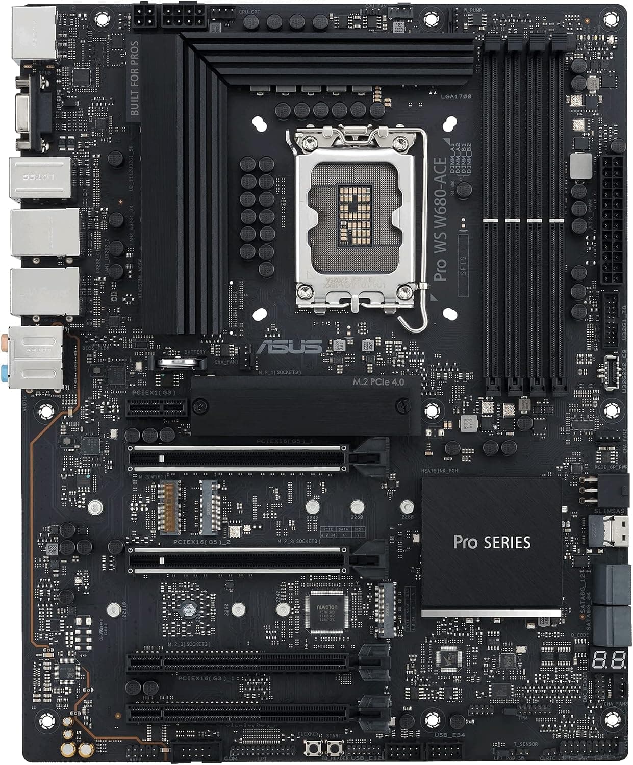 مادربرد ورکاستیشن ASUS با سوکت LGA 1700 و فرم فاکتور ATX مدل Pro WS W680-ACE مادربرد ورکاستیشن ASUS با سوکت LGA 1700 و فرم فاکتور ATX مدل Pro WS W680-ACE