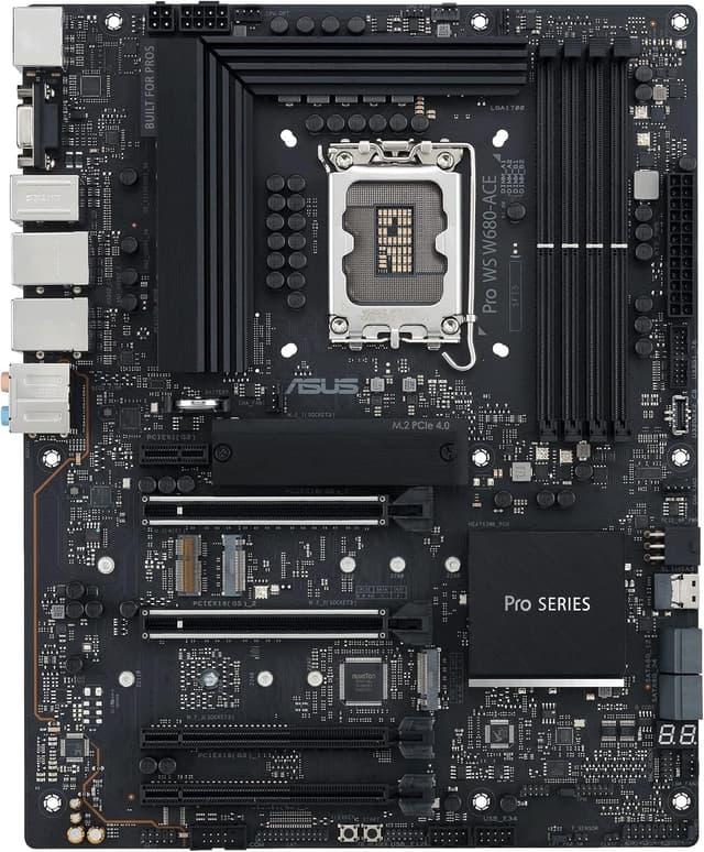 مادربرد ورکاستیشن ASUS با سوکت LGA 1700 و فرم فاکتور ATX مدل Pro WS W680-ACE مادربرد ورکاستیشن ASUS با سوکت LGA 1700 و فرم فاکتور ATX مدل Pro WS W680-ACE