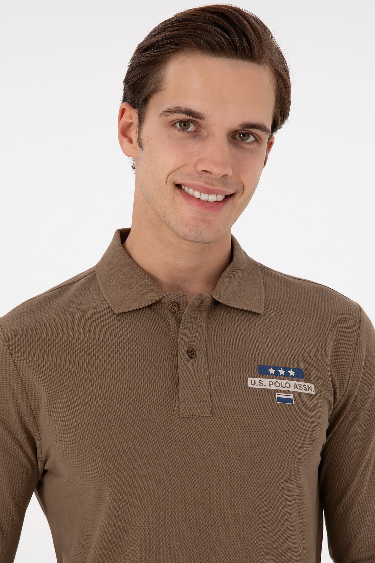 سویشرت مردانه U.S. Polo Assn. خاکی مدل 50293741-VR027 سویشرت مردانه U.S. Polo Assn. خاکی مدل 50293741-VR027
