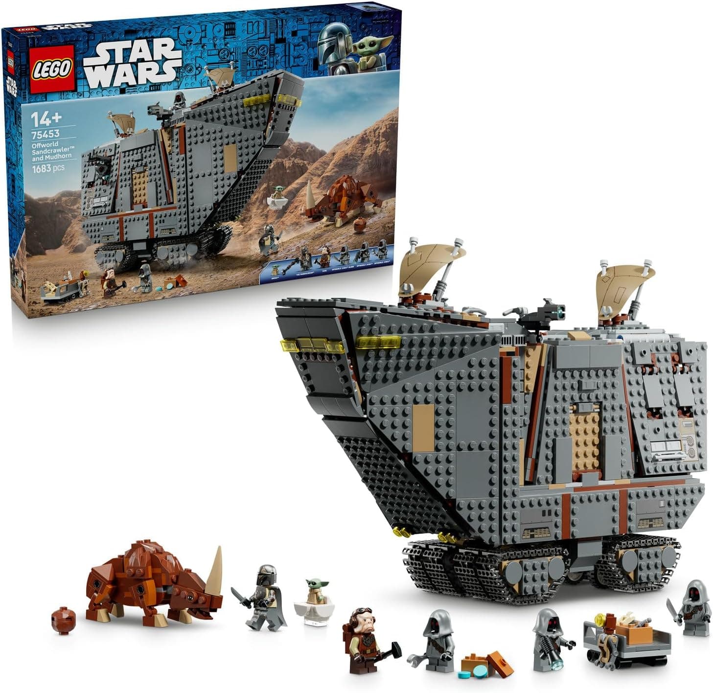 مهندسی LEGO Star Wars لگو وسیله نقلیه بیابانی و Mudhorn 75453 مهندسی LEGO Star Wars لگو وسیله نقلیه بیابانی و Mudhorn 75453