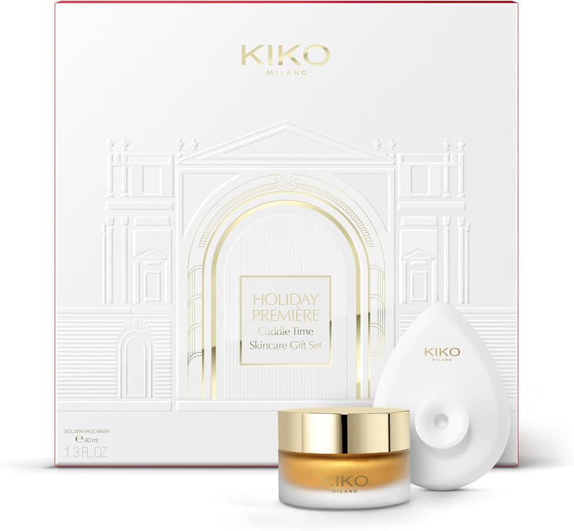 ست هدیه مراقبت از پوست Kiko Milano Holiday Première Cuddle Time با ماسک صورت و ابزار پاکسازی پوست ست هدیه مراقبت از پوست Kiko Milano Holiday Première Cuddle Time با ماسک صورت و ابزار پاکسازی پوست