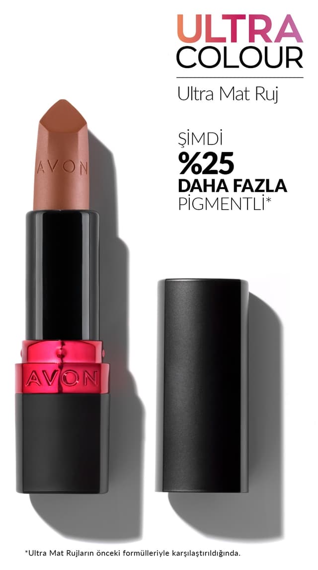 رژ لب Avon Ultra Mat رنگ موکا رژ لب Avon Ultra Mat رنگ موکا