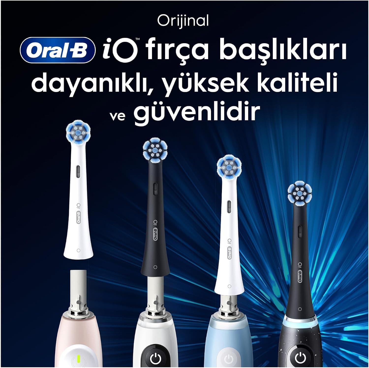 سری یدکی مسواک Oral-B iO Gentle Care سفید 2 عدد سری یدکی مسواک Oral-B iO Gentle Care سفید 2 عدد