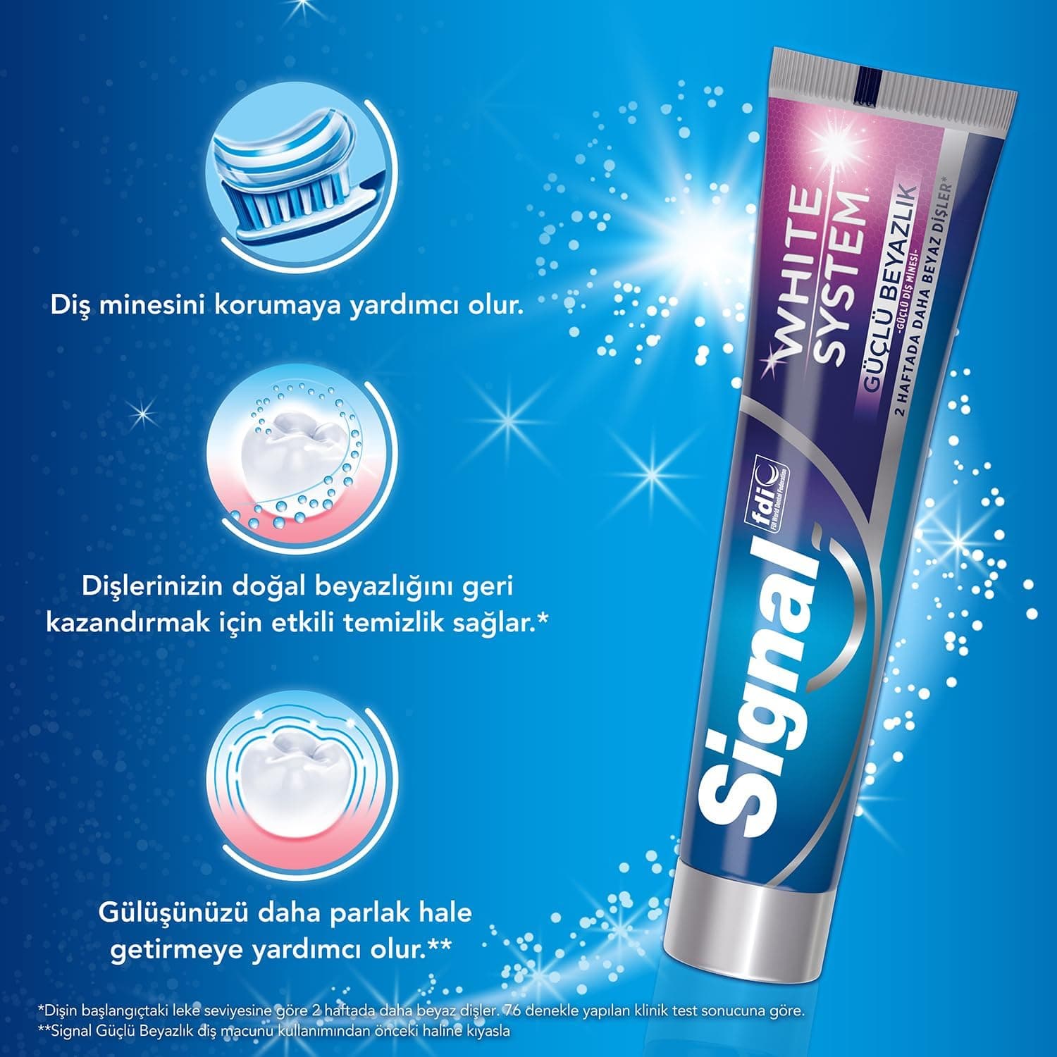 خمیردندان Signal White System با سفیدی قوی و مینای دندان قوی 75 ml خمیردندان Signal White System با سفیدی قوی و مینای دندان قوی 75 ml