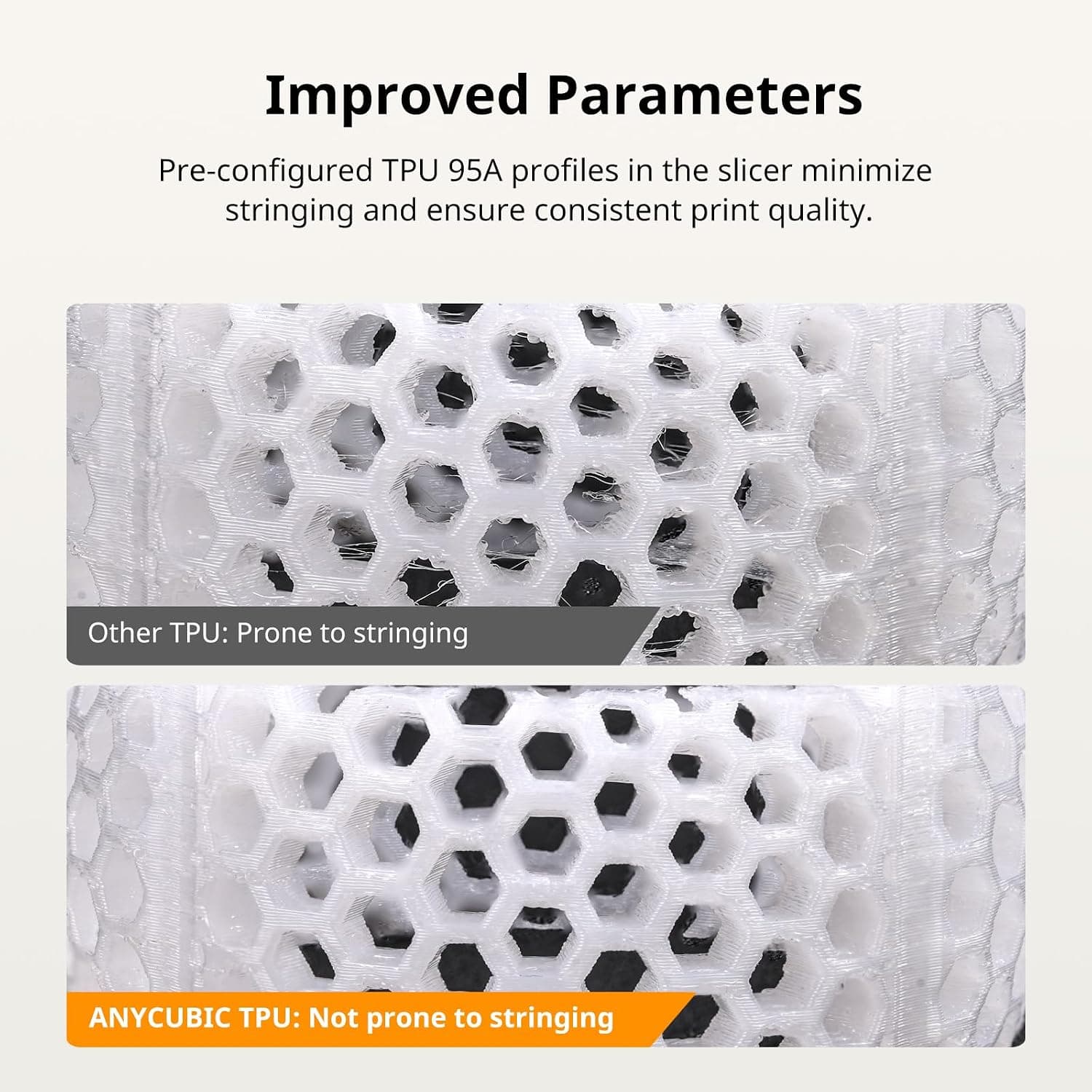فیلامنت TPU مدل 1.75mm ANYCUBIC انعطافپذیر 95A برای پرینتر سه بعدی 1KG مشکی فیلامنت TPU مدل 1.75mm ANYCUBIC انعطافپذیر 95A برای پرینتر سه بعدی 1KG مشکی