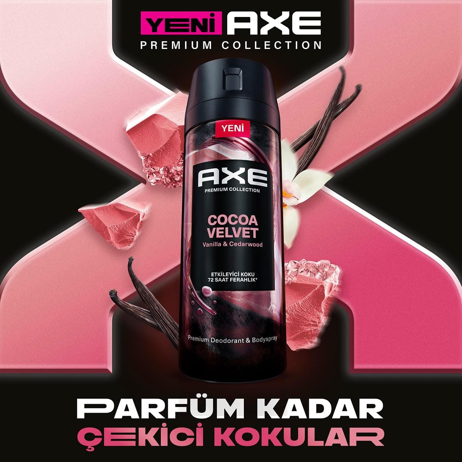 دئودورانت و بادیاسپری مردانه AXE Cocoa Velvet 150 Ml دئودورانت و بادیاسپری مردانه AXE Cocoa Velvet 150 Ml