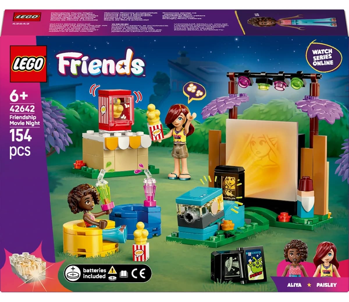 لگو Friends شب فیلم دوستی 6+ با 154 قطعه مدل 42642 لگو Friends شب فیلم دوستی 6+ با 154 قطعه مدل 42642