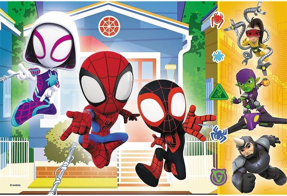 پازل 60 تکه رنگی Trefl با Marvel Spidey and His Amazing Friends مدل 17371 پازل 60 تکه رنگی Trefl با Marvel Spidey and His Amazing Friends مدل 17371