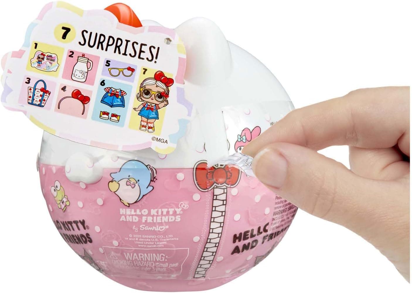 عروسک دخترانه L.O.L. Surprise! مدل Tots Hello Kitty عروسک دخترانه L.O.L. Surprise! مدل Tots Hello Kitty