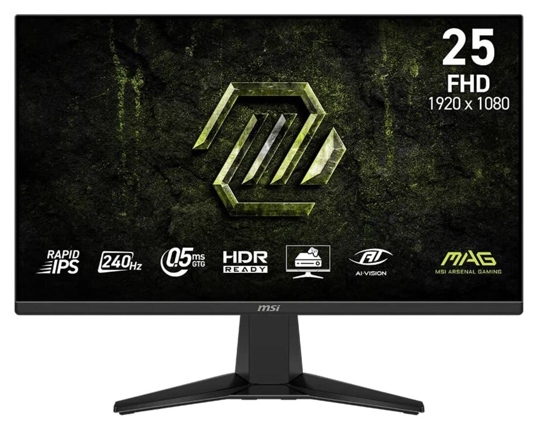 مانیتور گیمینگ MSI مدل MAG 255F X24 IPS 24.5 اینچ 240Hz 0.5ms مانیتور گیمینگ MSI مدل MAG 255F X24 IPS 24.5 اینچ 240Hz 0.5ms