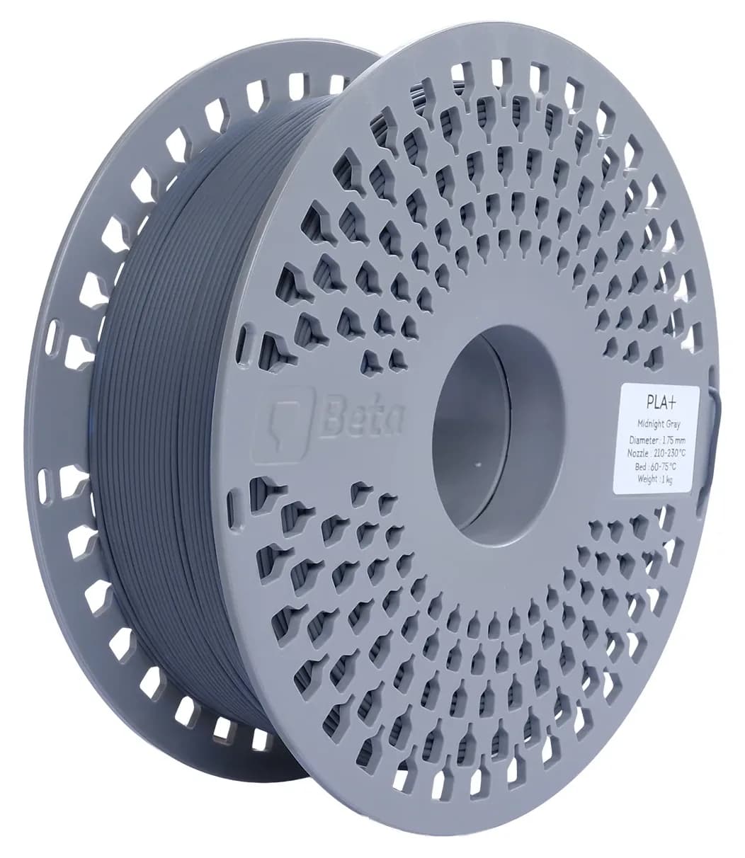 فیلامنت Beta Filament PLA+ خاکستری نیمهشب فیلامنت Beta Filament PLA+ خاکستری نیمهشب