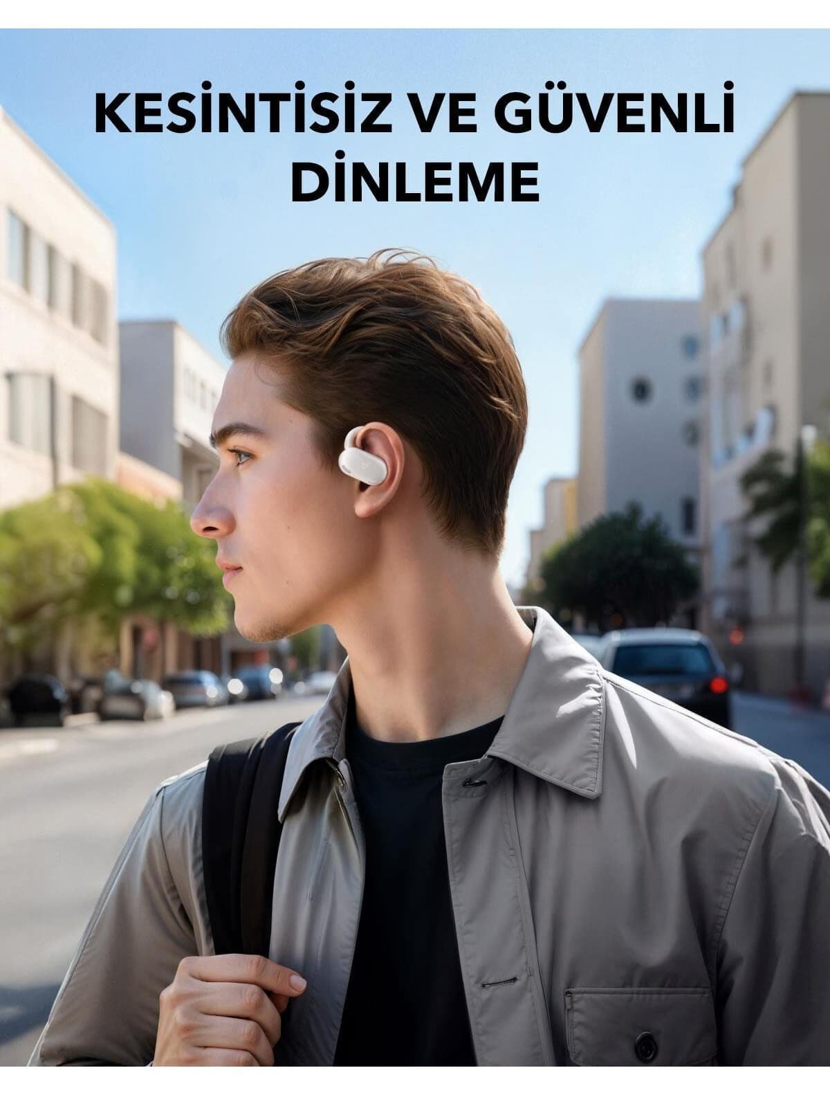 هدفون بلوتوثی Anker Soundcore V20i با فناوری گوش باز سفید مدل A3876 هدفون بلوتوثی Anker Soundcore V20i با فناوری گوش باز سفید مدل A3876