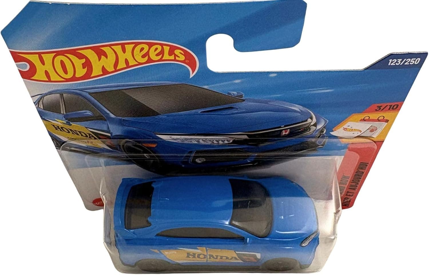 ماشین اسباب بازی Hot Wheels آبی Honda Civic Type R 2018 مدل JBB77 ماشین اسباب بازی Hot Wheels آبی Honda Civic Type R 2018 مدل JBB77
