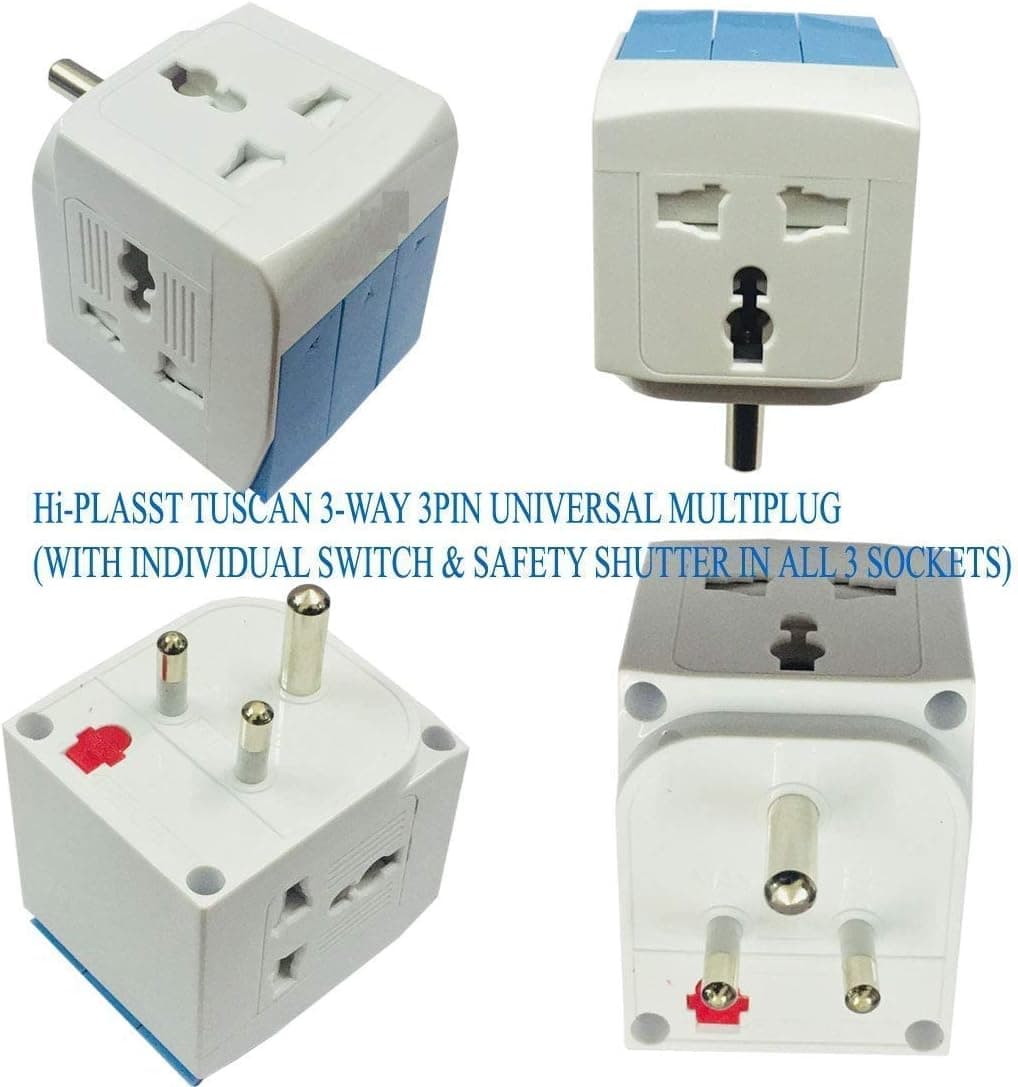 تبدیل سهراهی پریز KITSSENTIAL با ورودی یونیورسال، کلیدهای مجزا و نشانگر LED، 10 Amps تبدیل سهراهی پریز KITSSENTIAL با ورودی یونیورسال، کلیدهای مجزا و نشانگر LED، 10 Amps
