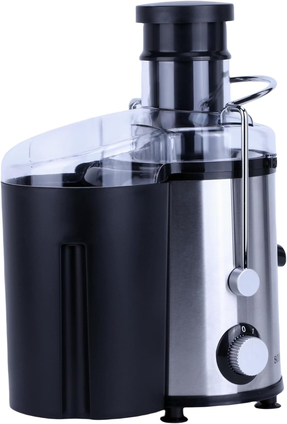 آبمیوهگیری Sonashi دو سرعته ۸۰۰ وات مدل SPJ-501N مشکی/نقرهای آبمیوهگیری Sonashi دو سرعته ۸۰۰ وات مدل SPJ-501N مشکی/نقرهای
