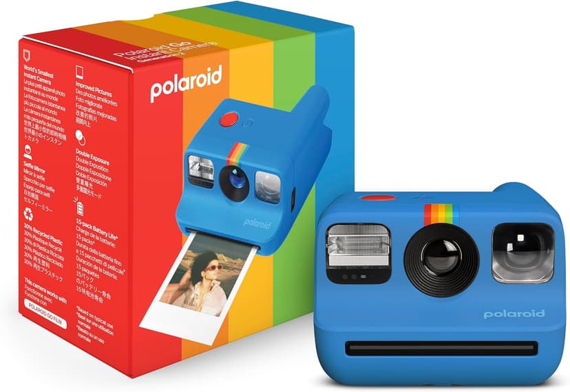 دوربین عکاسی فوری Polaroid Go Generation 2 آبی مدل 9147 سازگار فقط با فیلم Go دوربین عکاسی فوری Polaroid Go Generation 2 آبی مدل 9147 سازگار فقط با فیلم Go
