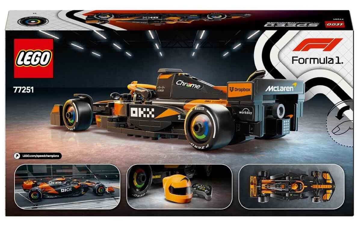 لگو Speed Champions McLaren F1 Team ماشین مسابقهای مدل MCL38 کد 77251 لگو Speed Champions McLaren F1 Team ماشین مسابقهای مدل MCL38 کد 77251
