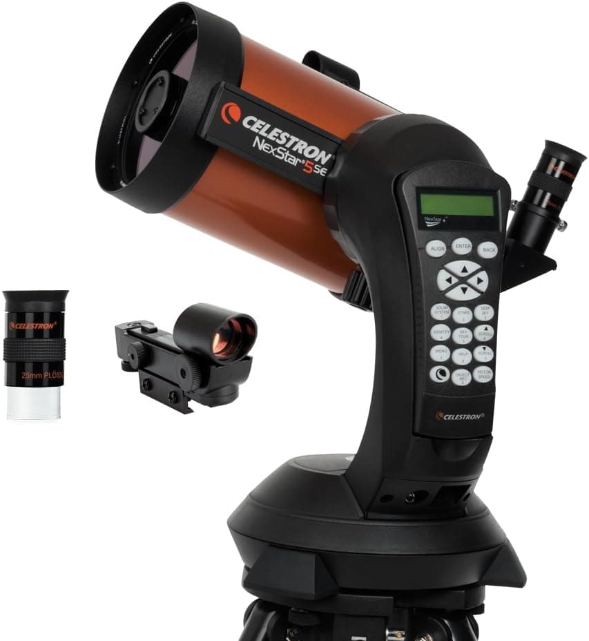 تلسکوپ Celestron اشمیت-کاسگرین کامپیوتری با پایه خودکار مدل NexStar 6SE 11068 مشکی/نارنجی تلسکوپ Celestron اشمیت-کاسگرین کامپیوتری با پایه خودکار مدل NexStar 6SE 11068 مشکی/نارنجی