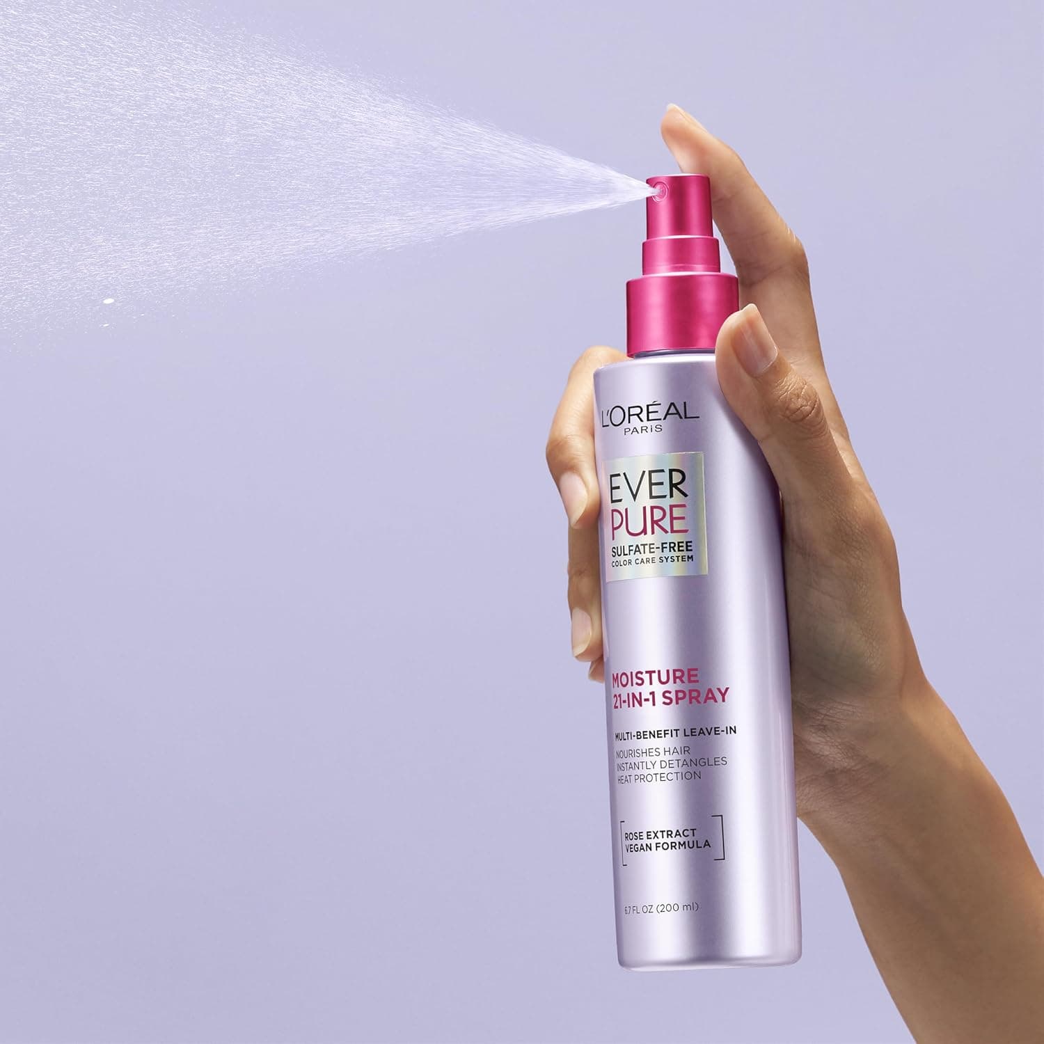 اسپری مراقبت کننده مو L'Oreal Paris EverPure بدون سولفات 21-in-1 6.7fl oz اسپری مراقبت کننده مو L'Oreal Paris EverPure بدون سولفات 21-in-1 6.7fl oz