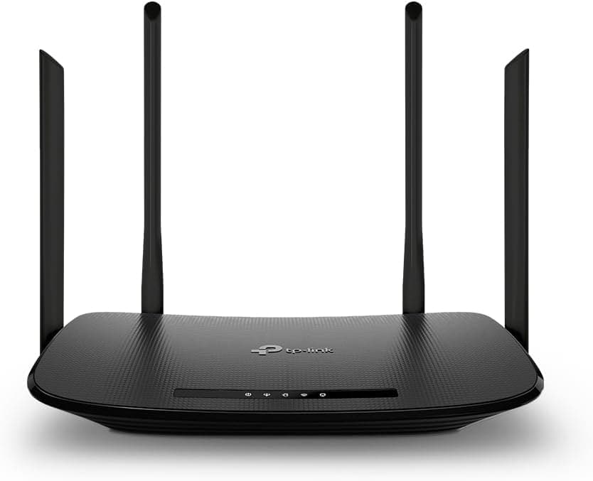 مودم روتر بیسیم دو بانده VDSL/ADSL فیبرنوری TP-Link Archer VR300 AC1200 Mbps با 4 پورت Ethernet و 4 آنتن خارجی مودم روتر بیسیم دو بانده VDSL/ADSL فیبرنوری TP-Link Archer VR300 AC1200 Mbps با 4 پورت Ethernet و 4 آنتن خارجی