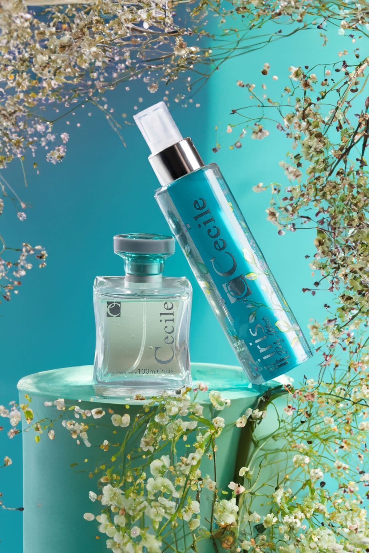 ست عطر زنانه Cecile Iris 100ml و 150ml ست عطر زنانه Cecile Iris 100ml و 150ml