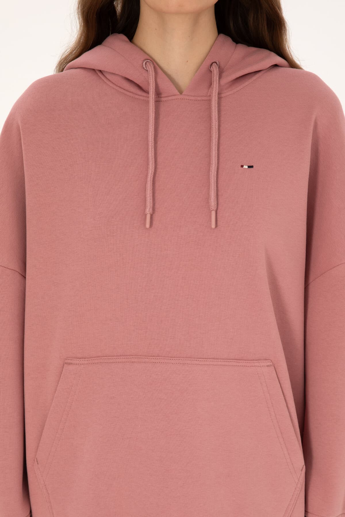 سوئیشرت زنانه U.S. Polo Assn. کاپوشندار کرکیدار گلبهی مدل 50313567-VR221 سوئیشرت زنانه U.S. Polo Assn. کاپوشندار کرکیدار گلبهی مدل 50313567-VR221