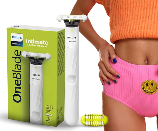 موزن زنانه Philips 2 در 1 OneBlade Intimate مدل QP1924/20 موزن زنانه Philips 2 در 1 OneBlade Intimate مدل QP1924/20