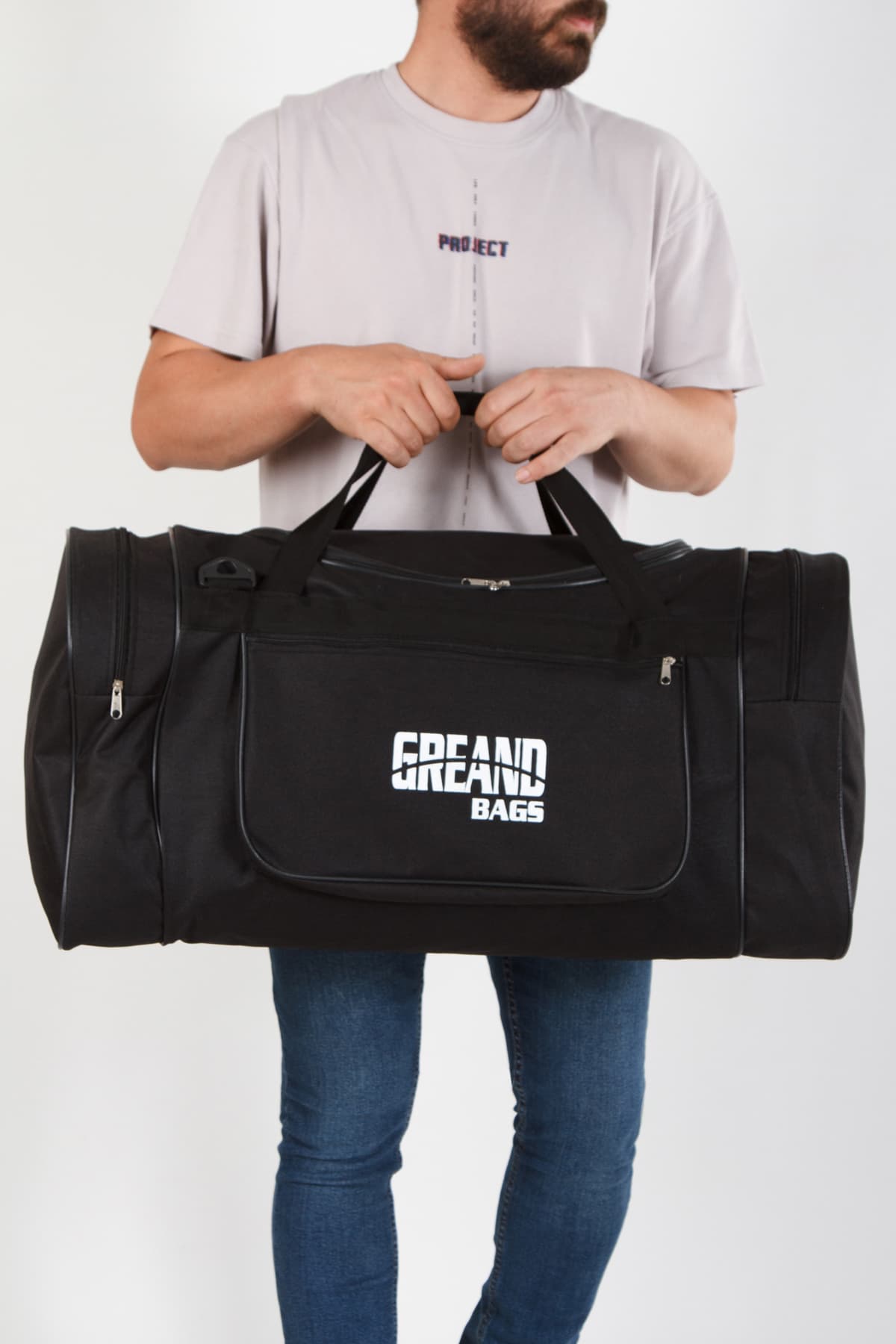 ساک مسافرتی دستی و دوشی ورزشی GreandBags بزرگ مشکی 4 محفظه ساک مسافرتی دستی و دوشی ورزشی GreandBags بزرگ مشکی 4 محفظه