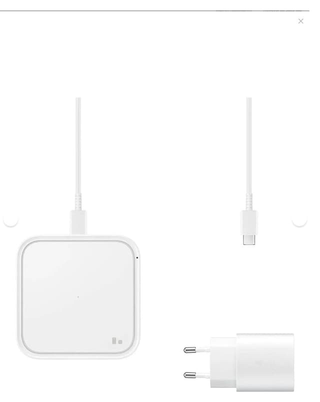 شارژر بیسیم Samsung سوپر فست 25W با کابل و پایه بیسیم 15W شارژر بیسیم Samsung سوپر فست 25W با کابل و پایه بیسیم 15W