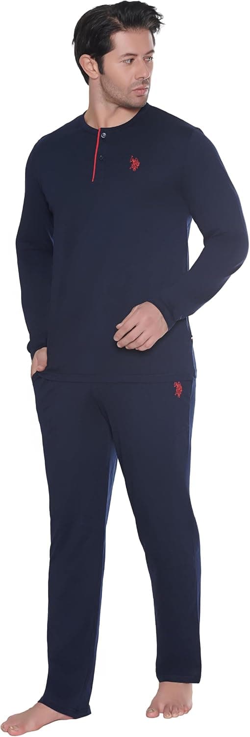 ست پیژامه مردانه U.S. POLO ASSN. سرمهای ست پیژامه مردانه U.S. POLO ASSN. سرمهای