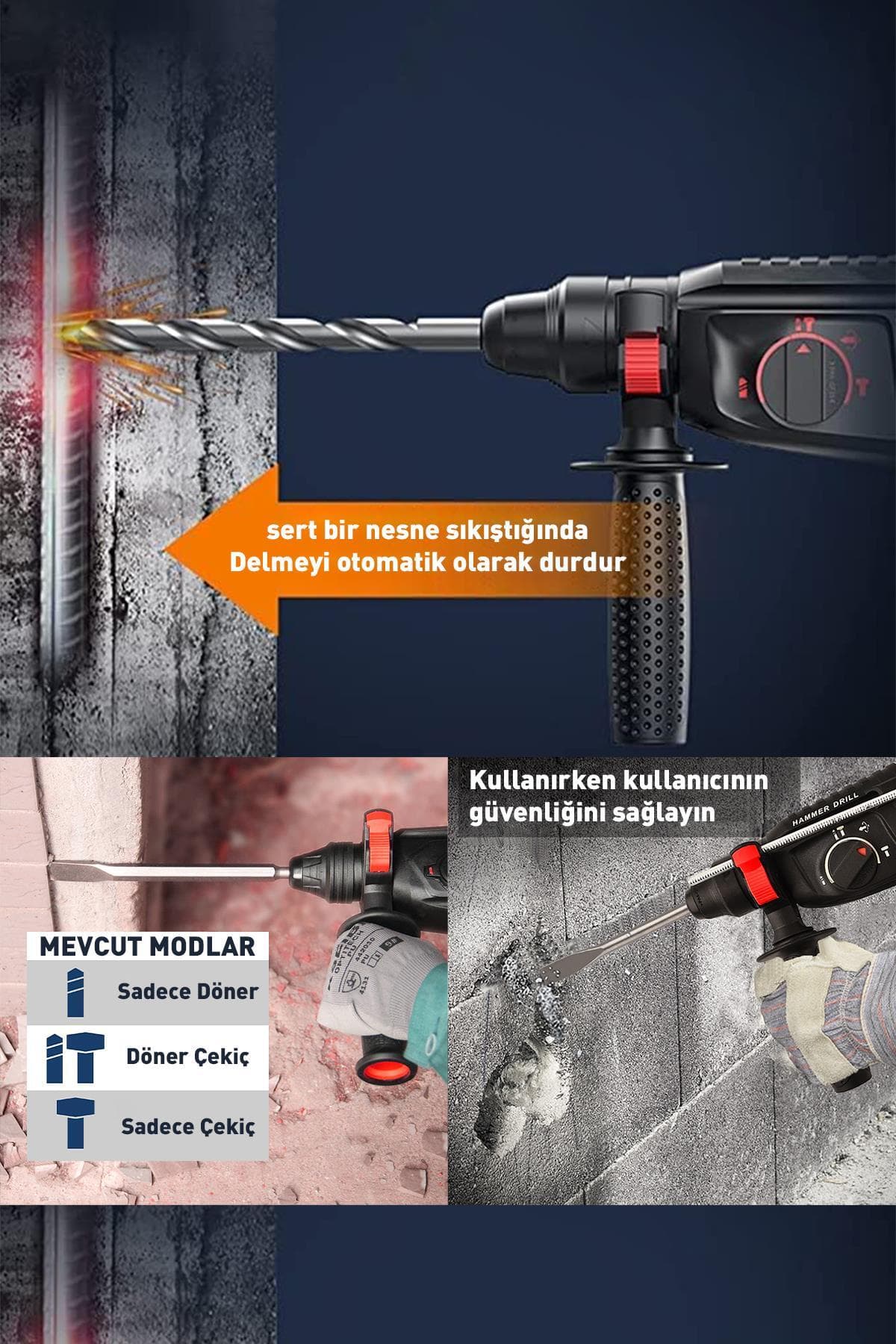 دریل بتنکن چکشی Hilti ASSUR با گیربکس فلزی 2-28mm دریل بتنکن چکشی Hilti ASSUR با گیربکس فلزی 2-28mm