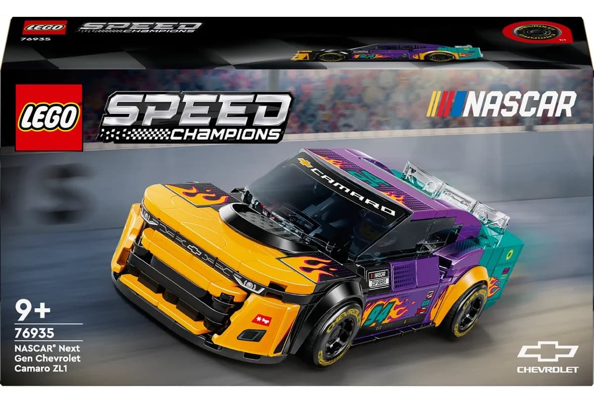لگو Speed Champions NASCAR Chevrolet Camaro ZL1 ماشین مدل 76935 لگو Speed Champions NASCAR Chevrolet Camaro ZL1 ماشین مدل 76935