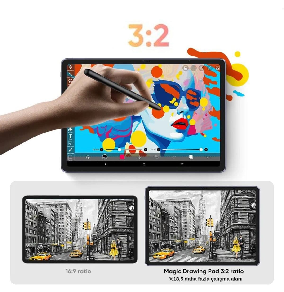 تبلت گرافیکی XP-Pen Magic Drawing Pad اندروید ۱۴ مدل X3 Pro تبلت گرافیکی XP-Pen Magic Drawing Pad اندروید ۱۴ مدل X3 Pro