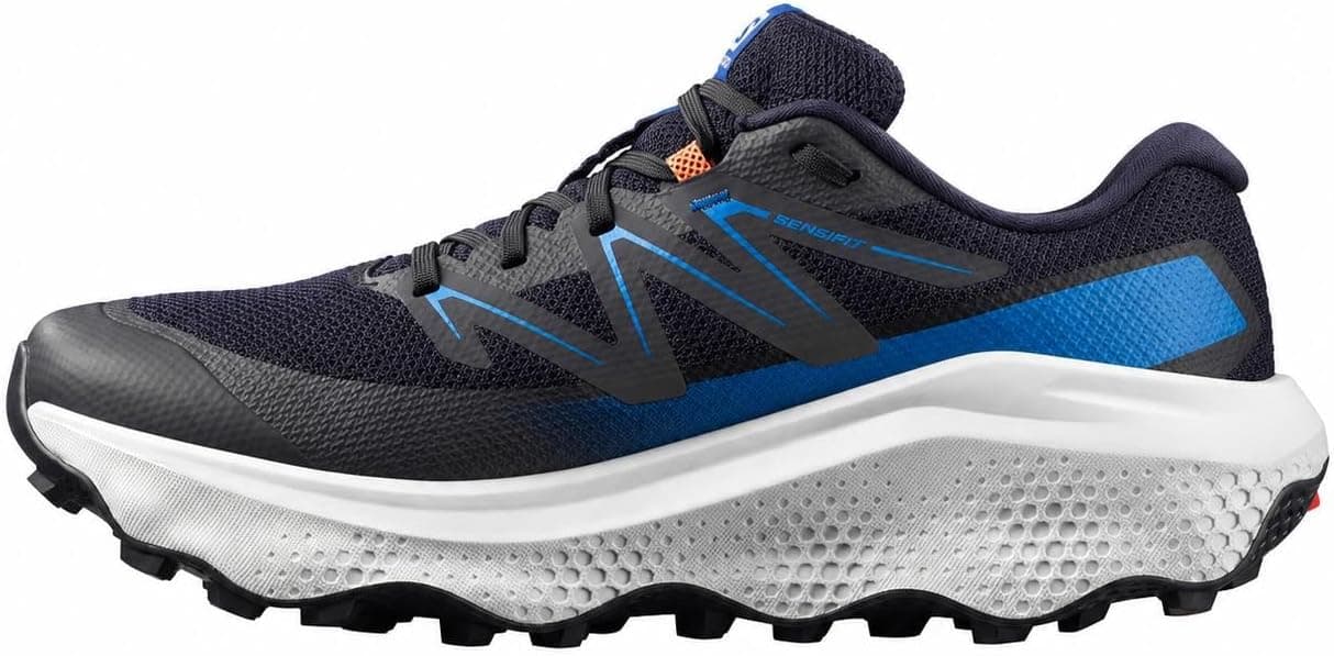 کفش مردانه دویدن و پیادهروی Salomon Gore-Tex Ultra Flow 2 مشکی/آبی میکونوس/خاکستری قمری مدل L49299300 کفش مردانه دویدن و پیادهروی Salomon Gore-Tex Ultra Flow 2 مشکی/آبی میکونوس/خاکستری قمری مدل L49299300