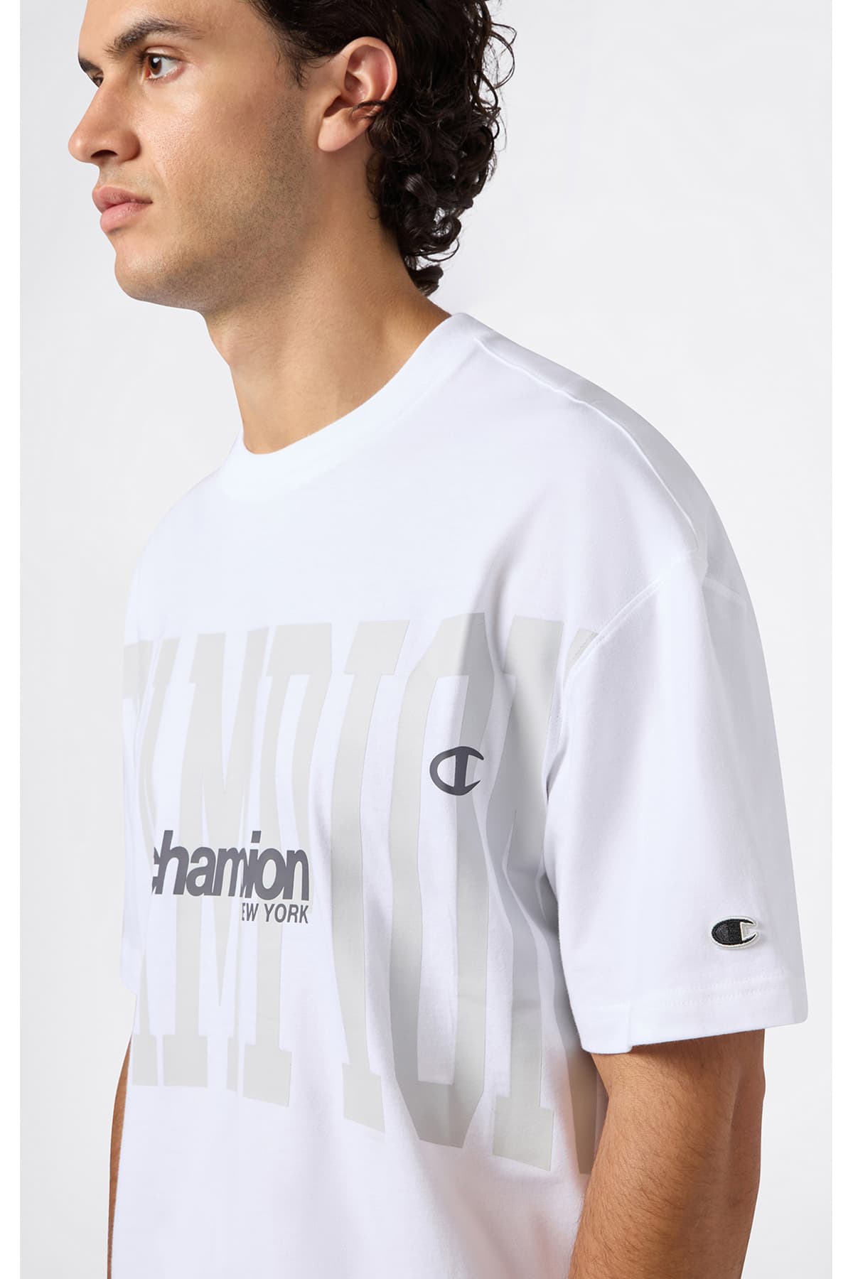 تیشرت مردانه Champion آستین کوتاه Urban Contemporary سفید مدل 221309-WW001 تیشرت مردانه Champion آستین کوتاه Urban Contemporary سفید مدل 221309-WW001