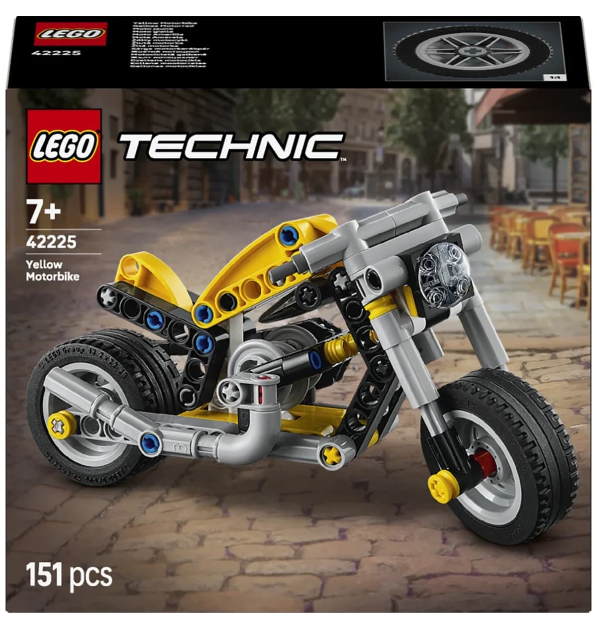 لگو Technic موتورسیکلت زرد مدل 42225 ۱۵۱ قطعه ۷+ سال لگو Technic موتورسیکلت زرد مدل 42225 ۱۵۱ قطعه ۷+ سال