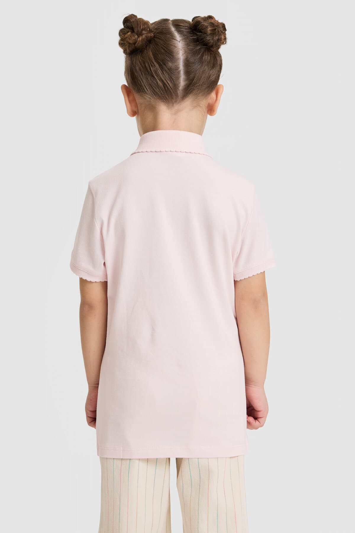 تیشرت دخترانه یقهپولو U.S. Polo Assn. بیسیک صورتی روشن مدل 50328218-VR078 تیشرت دخترانه یقهپولو U.S. Polo Assn. بیسیک صورتی روشن مدل 50328218-VR078