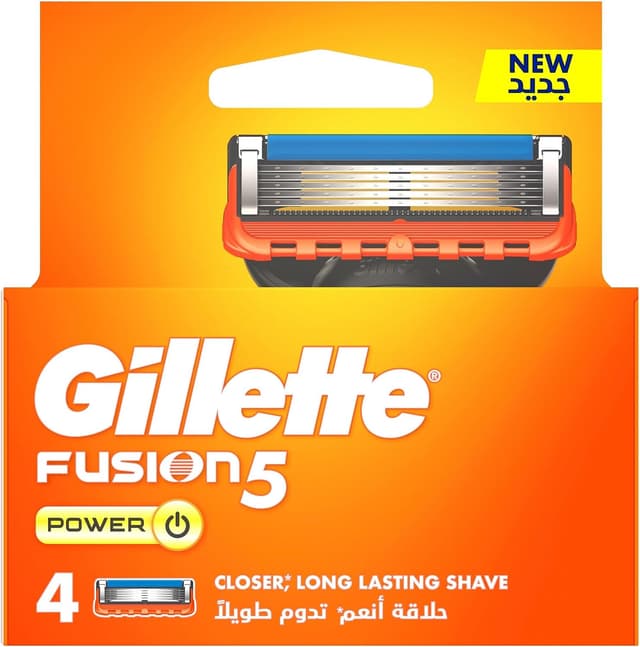 تیغ یدک اصلاح مردانه Gillette Fusion Power 4 Count تیغ یدک اصلاح مردانه Gillette Fusion Power 4 Count