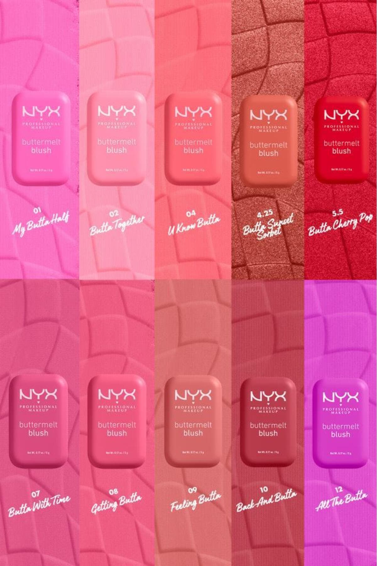 رژگونه کرمی پودری NYX Professional Makeup Buttermelt Blush 5.5 Butta Cherry Pop رژگونه کرمی پودری NYX Professional Makeup Buttermelt Blush 5.5 Butta Cherry Pop