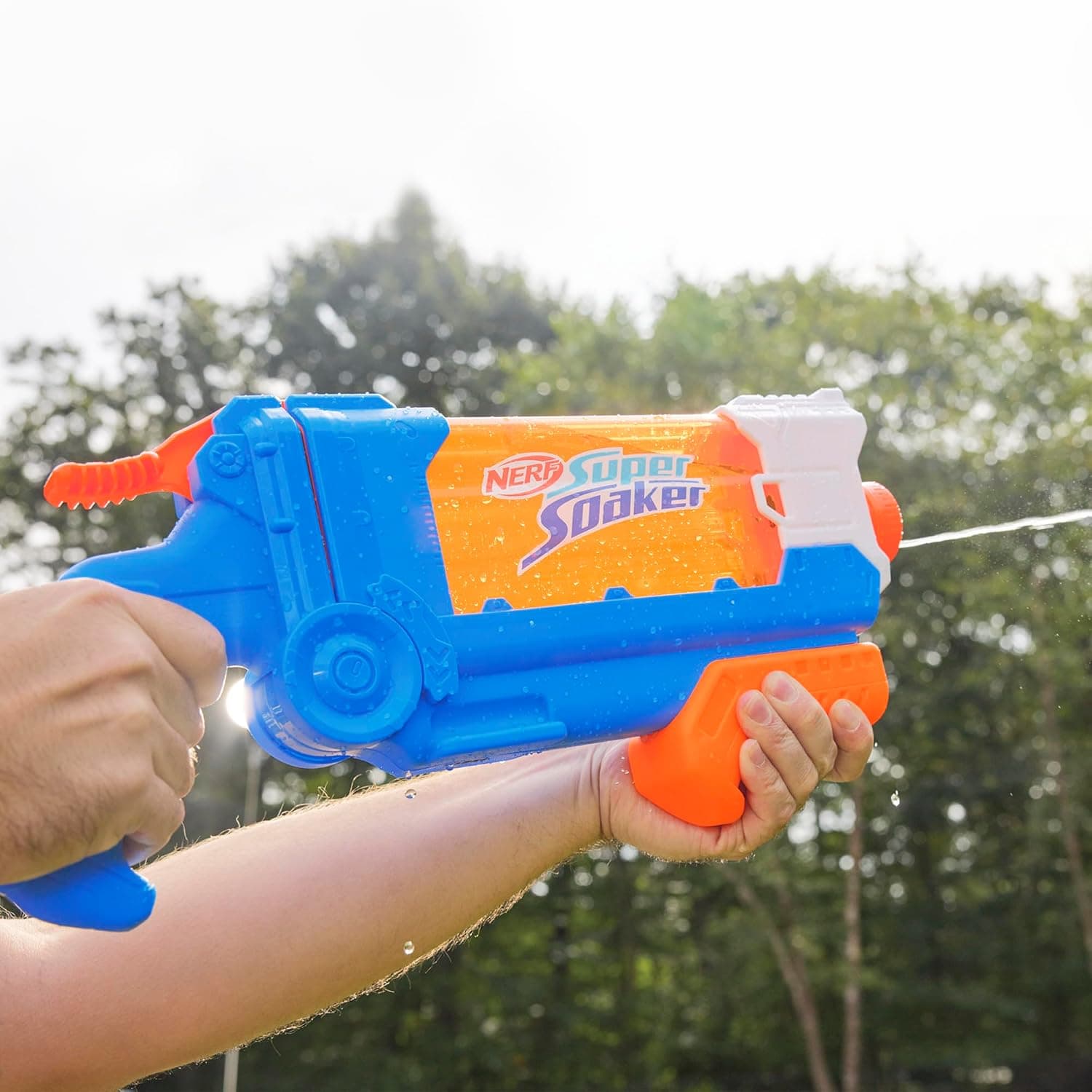 تفنگ آبپاش Nerf با پرکردن چرخشی، ۴ حالت پاشش و مخزن 30 Sıvı Ons تفنگ آبپاش Nerf با پرکردن چرخشی، ۴ حالت پاشش و مخزن 30 Sıvı Ons