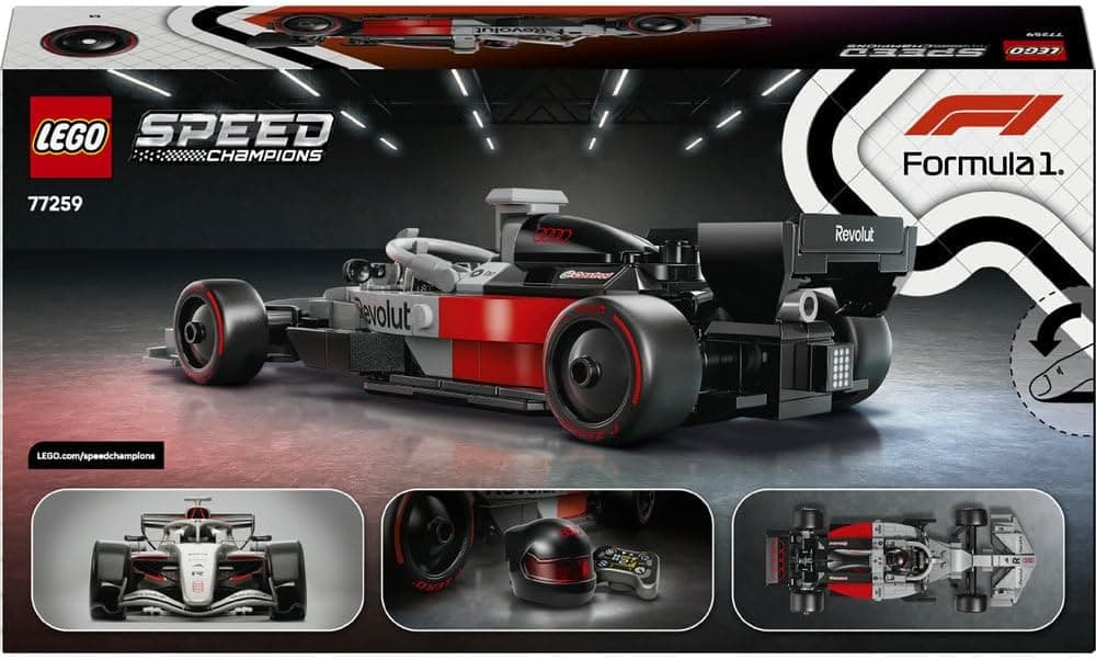 لگو Speed Champions Audi Revolut F1 Team R26 ماشین مسابقه مدل 77259 لگو Speed Champions Audi Revolut F1 Team R26 ماشین مسابقه مدل 77259