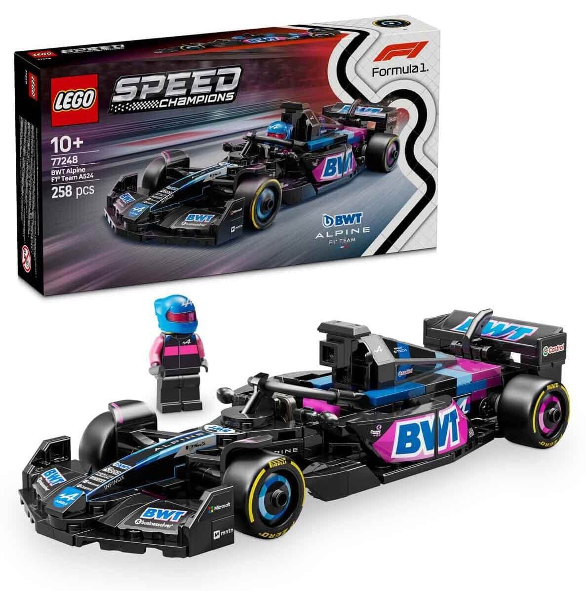 لگو Speed Champions BWT Alpine F1 Team ماشین مسابقه مدل A524 77248 لگو Speed Champions BWT Alpine F1 Team ماشین مسابقه مدل A524 77248